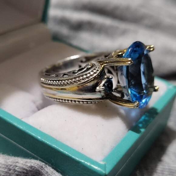 Gems En Vogue London  Blue Topaz RETIRED RARE FIND!!!!!! - Picture 10 of 11